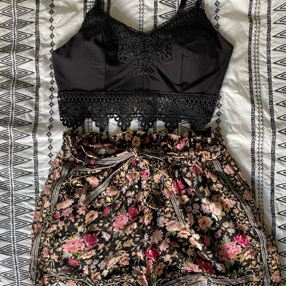 2 piece set - women’s tank and shorts